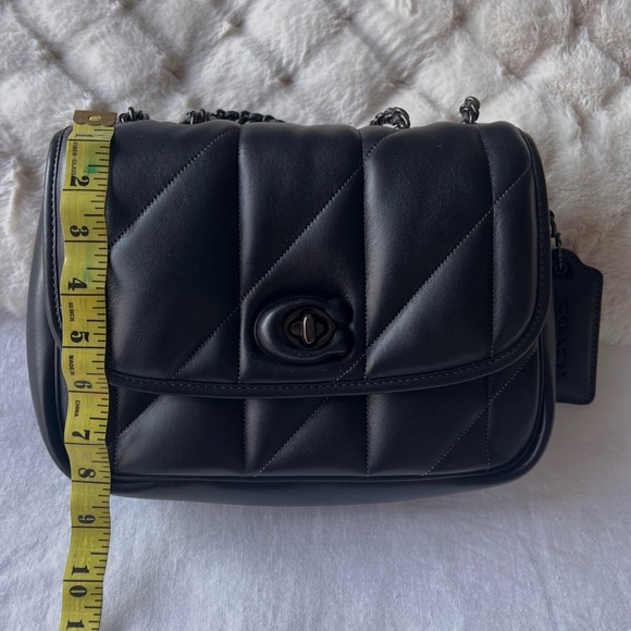 Coach Black Quilted Shoulder Bag - Picture 7 of 8